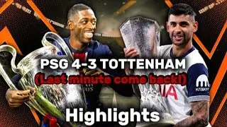 The BEST COMEBACK OF 2025!| PSG|TOTTENHAM #football #footballvideo 