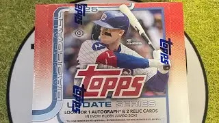 3 RELICS&hellip; BUT WHERE&rsquo;S THE AUTO?? 2025 TOPPS UPDATE JUMBO BOX!