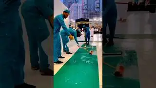 Cleaning Makkah 🕋❤️ - Muhammad Nabina🥀 - Naat Shorts #viralshorts #naatsharif #MuhammadNabina