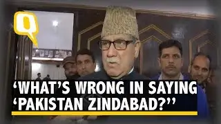 National Conference MLA Defends Raising Pro-Pak Slogan in J&K Assembly | The Quint