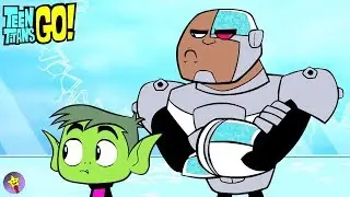 Teen Titans Go! Coloring Book Beast Boy and Cyborg Coloring Page Teen Titans Go
