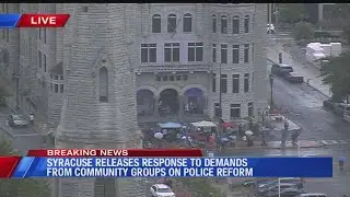 Syracuse releases response to demands from community groups on police reform