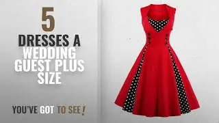 Top 10 Dresses A Wedding Guest Plus Size [2018]: VERNASSA Women's 50s Retro Fancy Dresses,1950s
