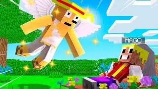 PANCRI SE CONVIERTE EN EL ÁNGEL DE MAGO EN MINECRAFT 👼