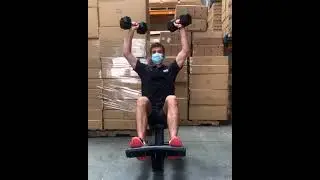 ILUS Seated Bench Military Press | ILUS Fitness | I like u strong | ilusfitness.com
