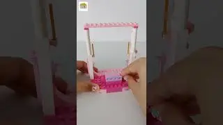 LEGO-styled Mini Balcony 🌸🌿🧱 | EASY BRICK (Girls Room) #shorts #LEGO