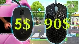 5$ Mouse Vs. 90$ Mouse: Fortnite Battle Royale