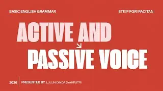 Passive Voice|| final project for Basic English Grammar course