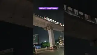 Pune Metro Trial Run Hinjewadi #wakad #hinjewadiphase1 #shorts #metro