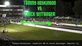 Street outlaws NPK Hebron,OH Tommy hoskinson of street racing channel Vs Chuck Seitsinger