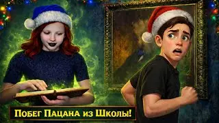 Побег Пацана из Школы! Новогодняя Концовка с Призраком! Праздничное Обновление Игры!