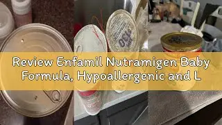 Review Enfamil Nutramigen Baby Formula, Hypoallergenic and Lactose Free Formula with Enflora LGG, Fa