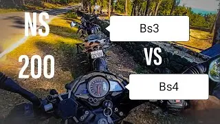 Ns200 Bs3 vs Bs4 || Top speed test 1st, 2nd 3rd & 4th gear ||