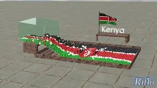 Flag animation using rigid body physics in Blender