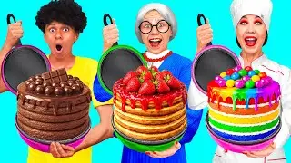 Кулинарный Челлендж: Я против Бабушки | Потрясающие Кухонные Лайфхаки от DaDaDa Challenge