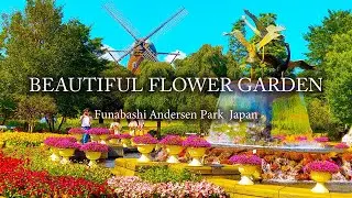 ENCHANTING FLOWER GARDEN at Funabashi Andersen Park's Sunflower Festival in Japan | 4K