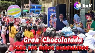 GRAN CHOCOLATADA - HUAMALI 2025 ( Show de payasos,chocolatada y regalos de juguetes, para los ni&ntilde;os)