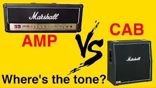 Does the CAB matter more than the AMP? Guitar tone analysis