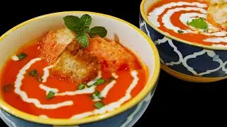 Winter special - benefits of tomato soup || Easy way to make tomato soup 🍅