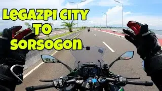 LEGAZPI ALBAY to SORSOGON ride! Ang GANDA ng mga TANAWIN! #todomotv #ninja1000sx #bicolandia