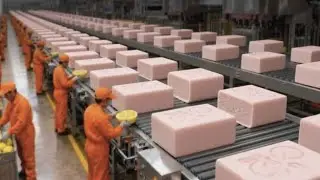 Inside a Soap Factory | How Soap is Made in a Large-Scale Production | AI-Generated Factory