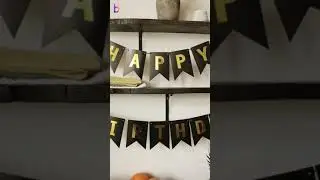 Happy birthday banner card #SHORTS