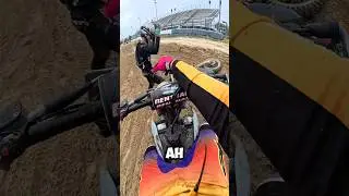 Biker crashed MotoBros. It was super wet, still a blast #nrns #dirtbike #outdoors #track #riding