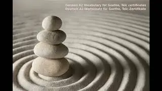 A2 Vocabulary for Goethe Telc Certificates | Part 11 | Learn German while you sleep