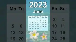 June 2023 Calendar
