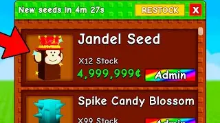 DR4GONS Bắt Đầu Lại Với SHOP SEED ADMIN Để TRỞ TH&Agrave;NH TỶ PH&Uacute; Trong Grow A Garden | Roblox