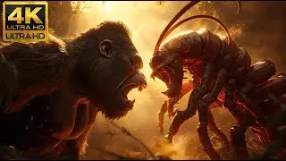 KING KONG vs CENTIPEDE TITAN 🦂 | Epic 4K Titan Battle | The Final Fight for Oceanview City