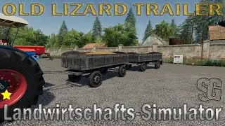 LS19 Modvorstellung - OLD LIZARD TRAILER V1.0.0.0  - Ls19 Mods