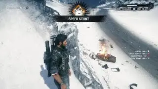 Just Cause 4 - Speed stunt with map at Qachas: Vallepolvo