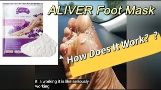 ALIVER foot mask | Real Peeling Exfoliate Process