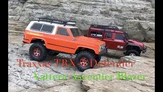 Traxxas TRX-4 VS Vattera Ascender K-5 - Rock Trials On The Beach.