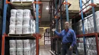 Rack Men Equipment Company, Inc. &trade; Drive-Through Pallet Rack System