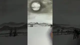 Walking on Snow Path #shorts