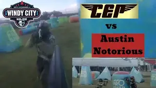 CEP vs Austin Notorious NXL Chicago Windy City 2022 Semi Pro Paintball BarrelCam Webcast SplitScreen