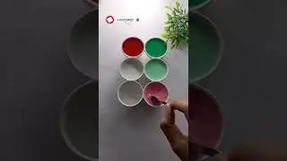 Увлекательное смешивание цветов #satisfyingcolormixing #colourmixing #asmr #arts #diy