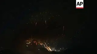 Fireworks at Winter Olympics closing ceremony