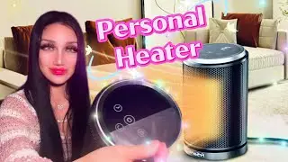 Personal Heater UN-BOXING! Amazon Winter Essential Oscillating Overheat Protection REVIEW