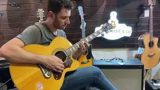 Teste de Som Viol&atilde;o Epiphone EJ-200CE