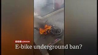 Passengers at risk with e-bikes on Tube say union (London/UK) 12/Mar/2025