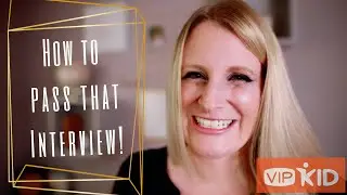 VIPKid Interview soon?  Here's my tips to pass the interview and teach the demo lesson!