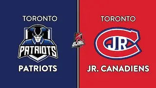 OJHL Highlights | Toronto Patriots VS Toronto Jr. Canadiens | December 22,  2024