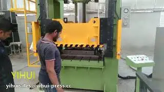 eight gib guided air conditional cover single stamping deep draw press