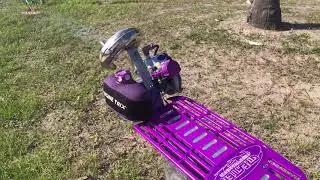 Fully Built Purple Go-Ped Super X-Ped G290rc with PPS Pipe