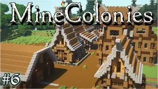 ⚒️ Minecolonies Survival: #6 - Hospital, Bakery & Library [Season 2]