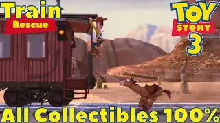 Train Rescue : Loco Motives (100% All Collectibles) | Toy Story 3