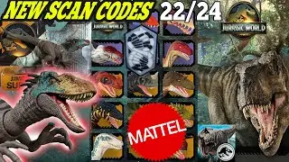 Jurassic World SURVIVAL 2026 MATTEL Scan Codes All Dinosaur UPDATE 22/24 SENSORY DAMAGE VELOCIRAPTOR